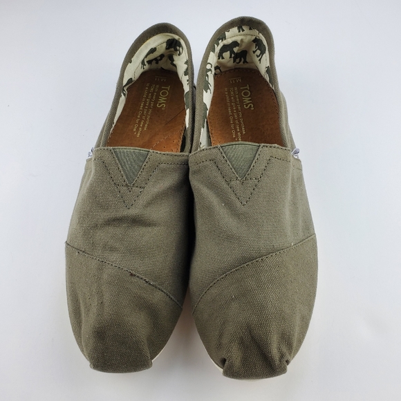 Toms Other - NWOB Men's Toms Classic Canvas Olive Green